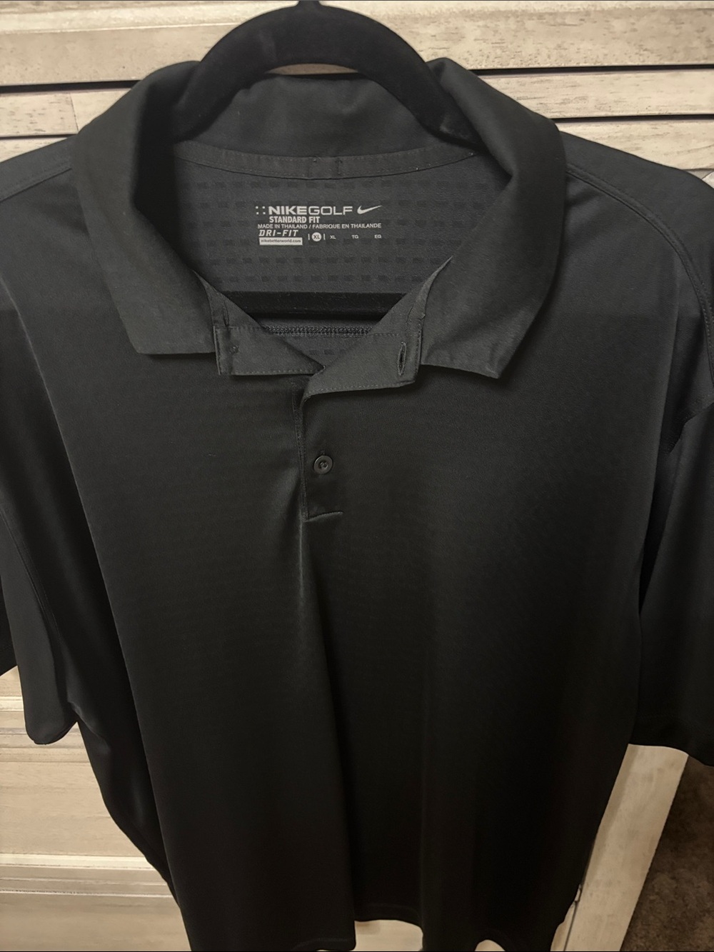 Nike Men's Black Golf Polo Shirt